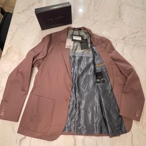 Ted Baker Mens 4 Cliford Blend Blazer Pink